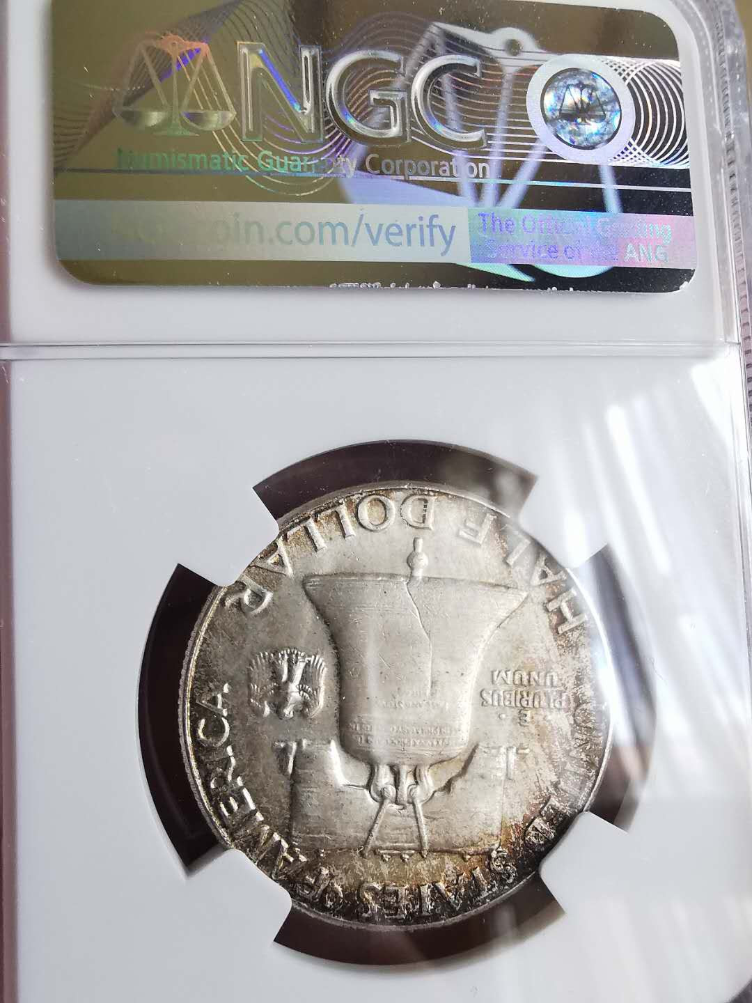 凡希社世界钱币微拍第一百六十五期 1962美国半圆NGC-MS64