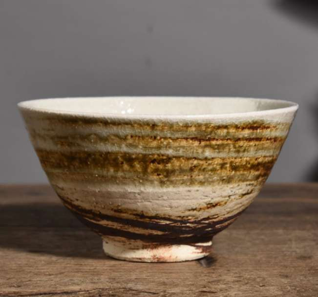 N&C 第十三期: 鉴定古瓷器试水场 【日本名烧】信楽烧茶碗 直径11.7cm 高6.2cm    带图1原装纸盒  