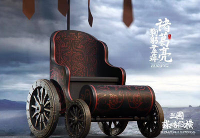 零元拍：猴厂 1/6 诸葛亮 四轮车带伞 全套 全新，不含人偶。 - 零元拍：猴厂 1/6 诸葛亮 四轮车带伞 全套 全新，不含人偶。