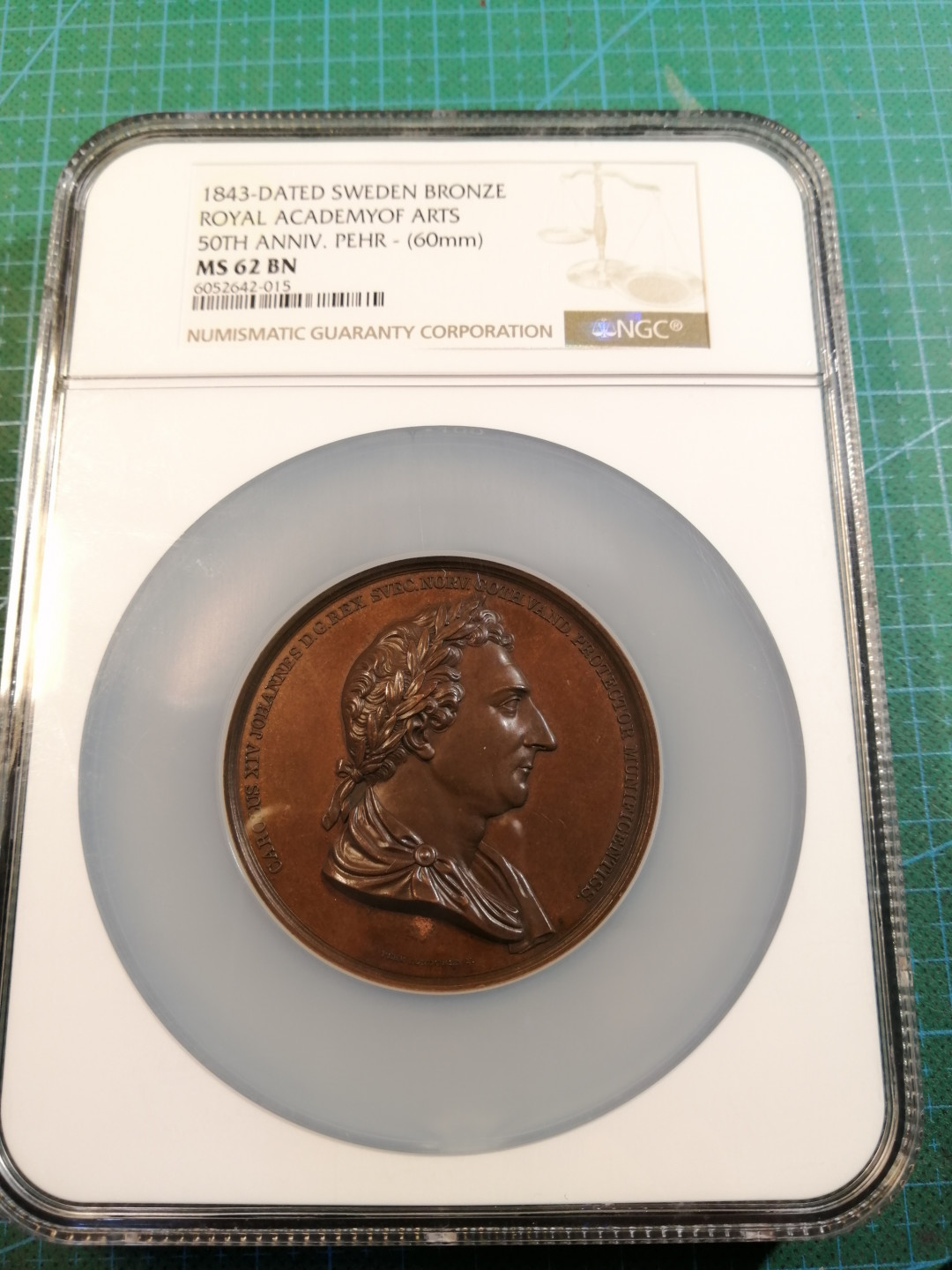 迎中秋艺术麦朵尔第二十一场拍卖 瑞典卡尔十四世铜章