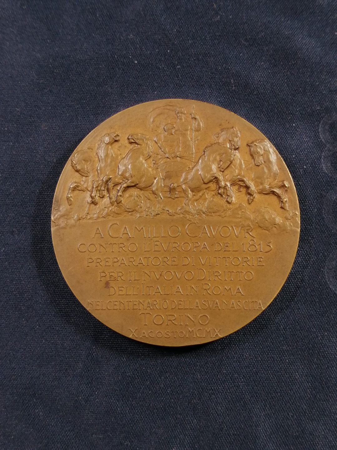 喜迎🐂年艺术麦朵尔第十八场拍卖 意大利加富尔铜章