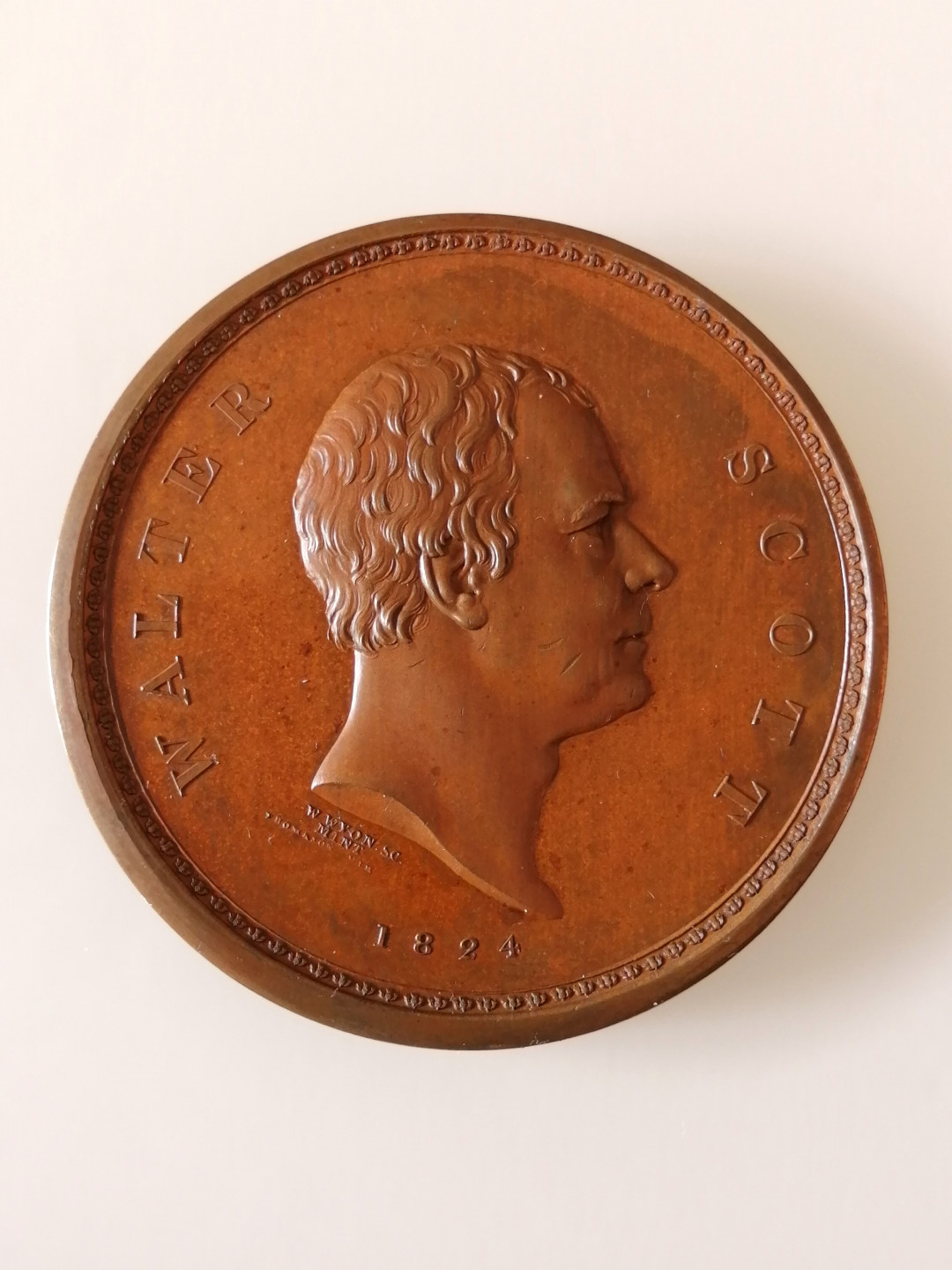 喜迎🐂年艺术麦朵尔第十八场拍卖 作家司各特铜章