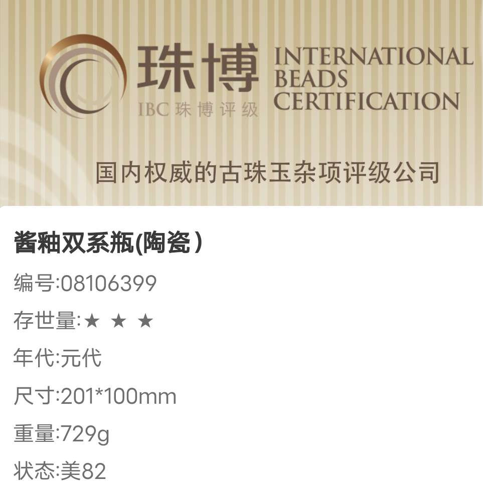 N&C 第十三期: 鉴定古瓷器试水场 元代酱釉双系瓶 珠博评级82