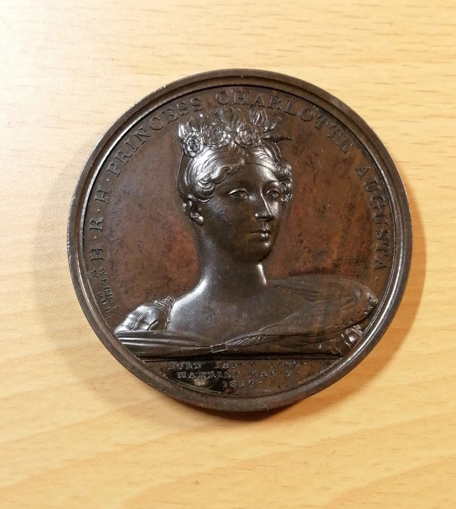 喜迎🐂年艺术麦朵尔第十八场拍卖 英国夏洛特公主铜章