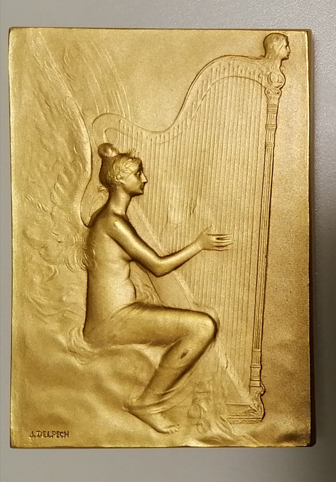 迎中秋艺术麦朵尔第二十一场拍卖 演奏竖琴的天使