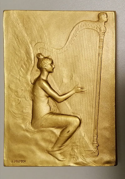 迎中秋艺术麦朵尔第二十一场拍卖 - 演奏竖琴的天使