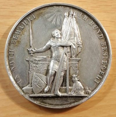 迎中秋艺术麦朵尔第二十一场拍卖 - 瑞士中立联盟纪念银章