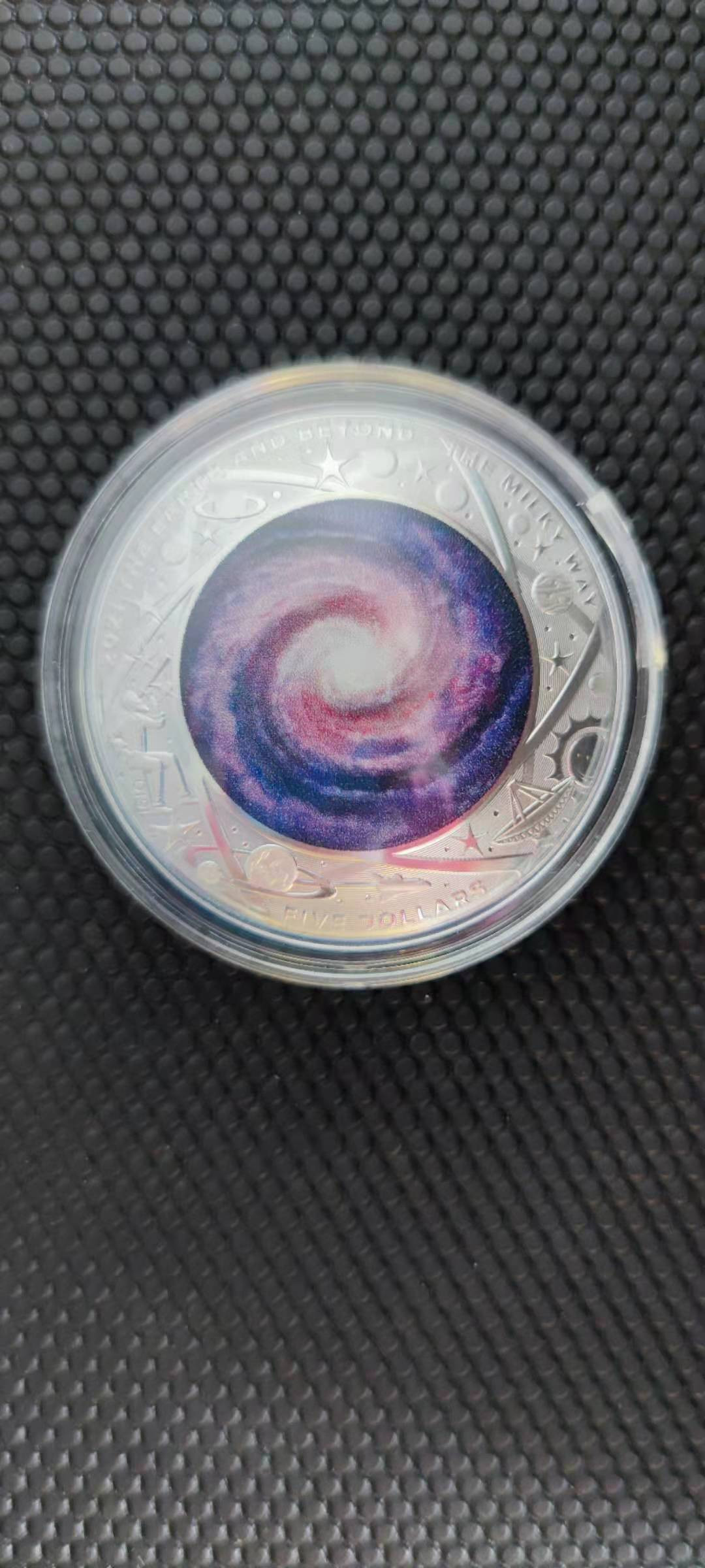 【随心拍&Getcoins】钱币拍卖第九十六期～ 澳大利亚2021年太空探索系列银河系1盎司曲面银