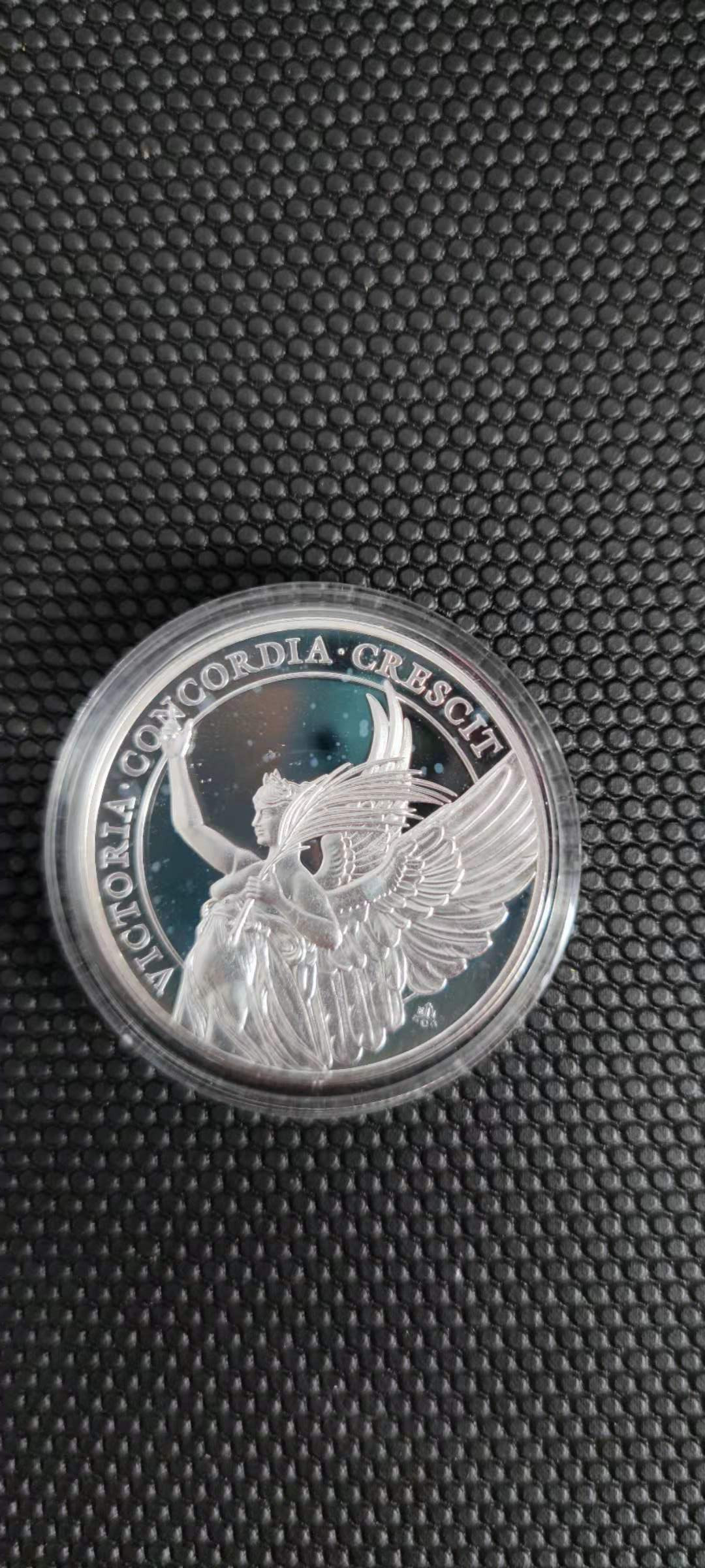 【随心拍&Getcoins】钱币拍卖第九十六期～ 圣赫勒拿2021年美德胜利女神1盎司精制纪念银币
