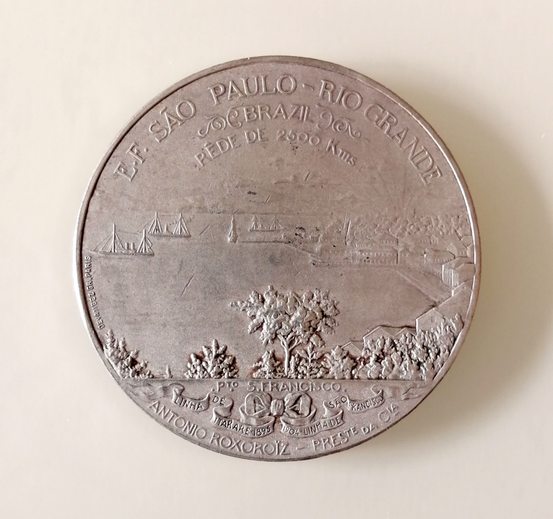 喜迎🐂年艺术麦朵尔第十八场拍卖 巴西地图银章1906年巴西地图银章