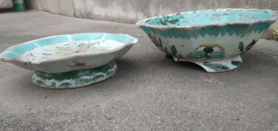 N&C 第十三期: 鉴定古瓷器试水场 晚清民国葵花口碗残件两个