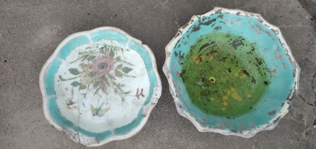 N&C 第十三期: 鉴定古瓷器试水场 晚清民国葵花口碗残件两个