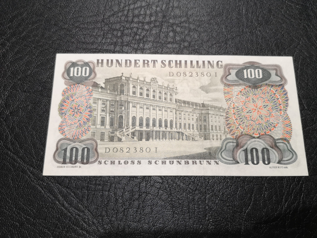 《外钞收藏家》第一百二十期拍卖 1960年奥地利100 AU品相 参考图片