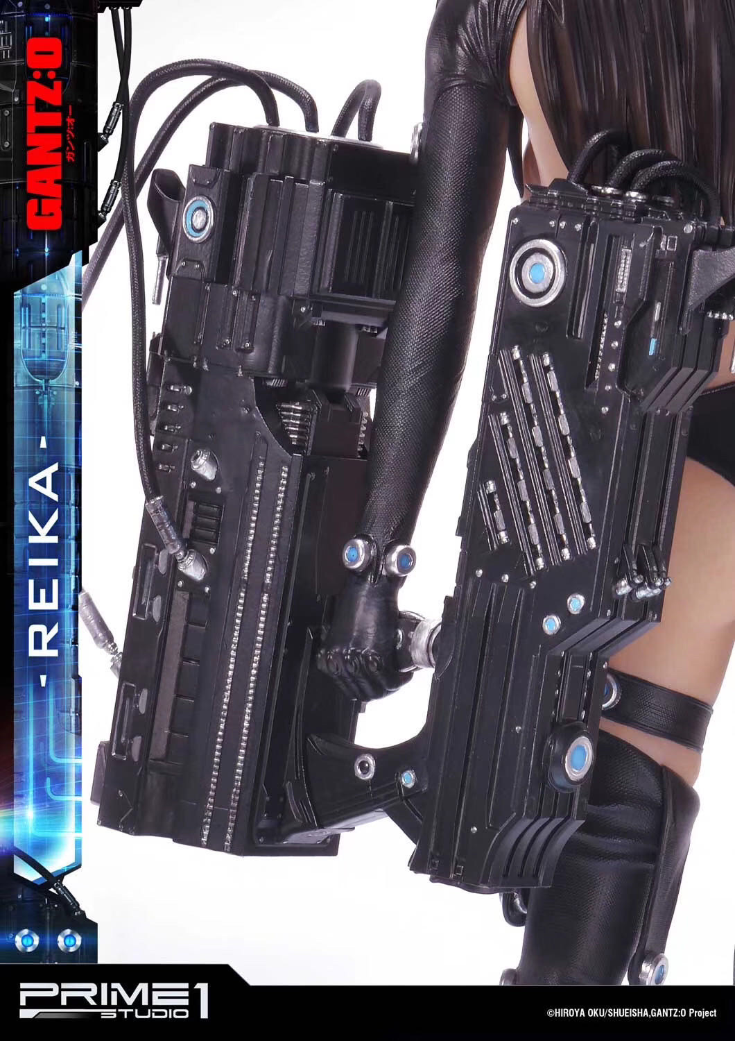 零元拍：Prime 1 Studio PMGTZ-01 1/4 GANTZ:O杀戮都市O Reika下平玲花 黑色版雕像全高53厘米，仅开盒。