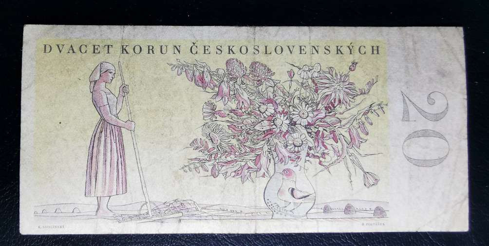 N&C 第十三期: 鉴定古瓷器试水场 捷克斯洛伐克20克朗 花环少女 品相如图