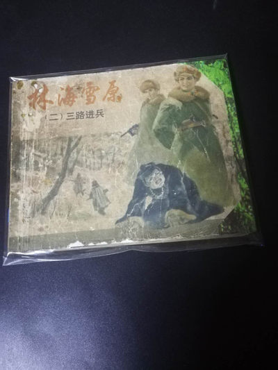 【雪鹰🦅 】第38期“70年代小人书”：全是70年代小人书，图书，连环画，小人书，曾经一代人的记忆 - 《林海雪原》②：三路进兵，78年