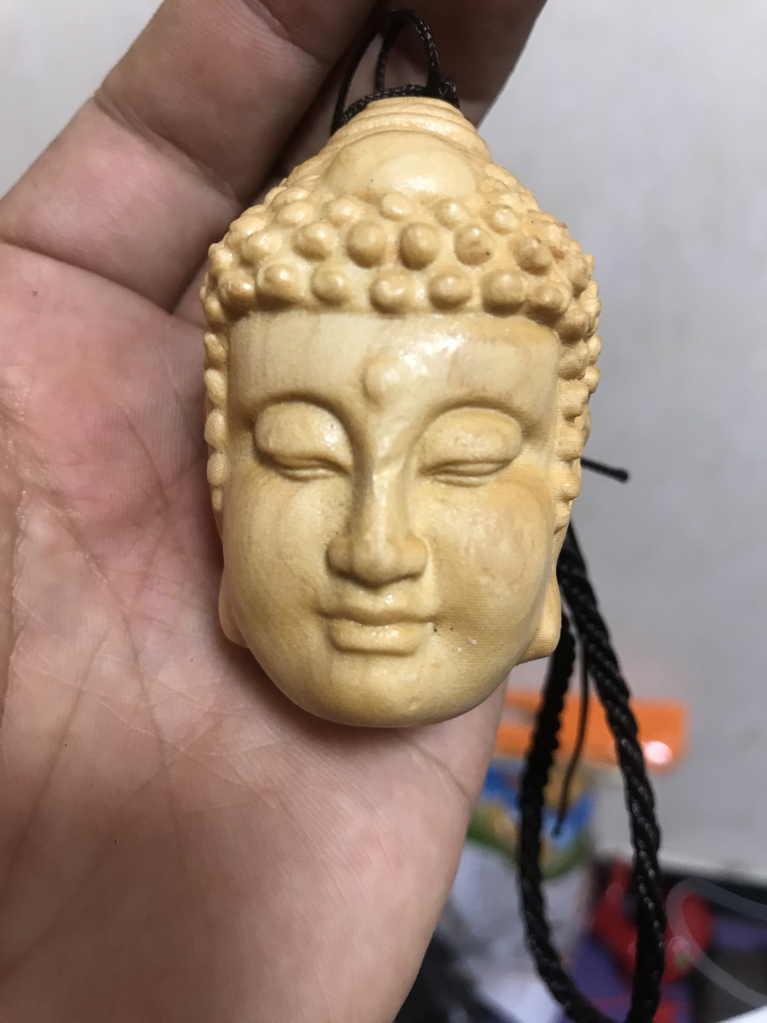 缤纷拍406期(一口价） 崖柏手玩把件：一念之间