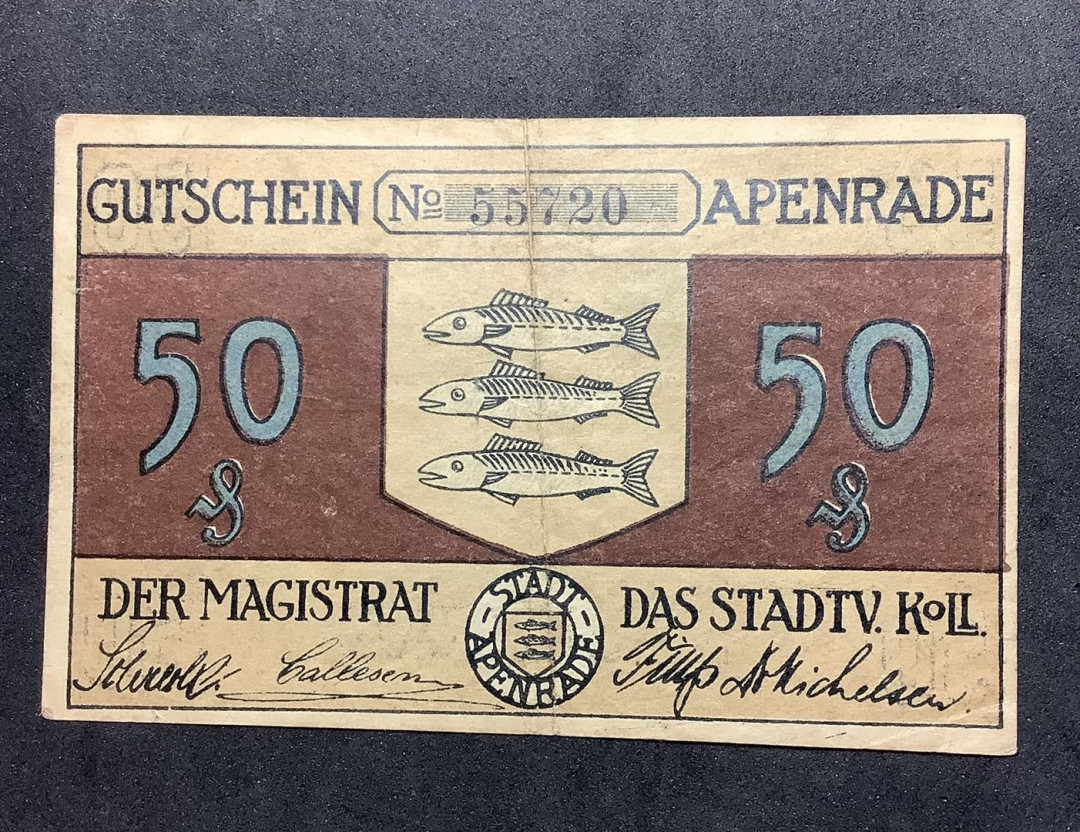 2021年外国纸币 德国1920年50芬尼纸币