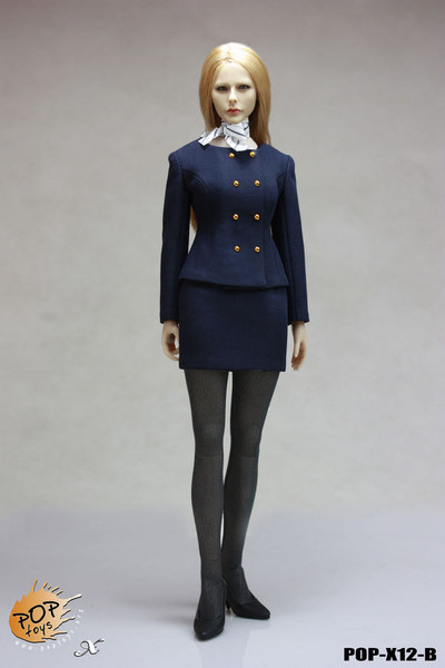 零元拍：POPTOYS：1/6 X12 型系列- 女性职业装服饰套装，不含头雕素体。 - 零元拍：POPTOYS：1/6 X12 型系列- 女性职业装服饰套装，不含头雕素体。