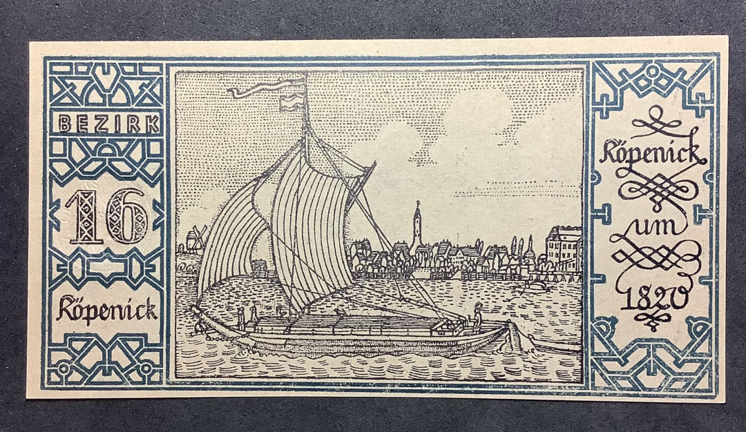 2021年外国纸币 德国1921年50芬尼纸币