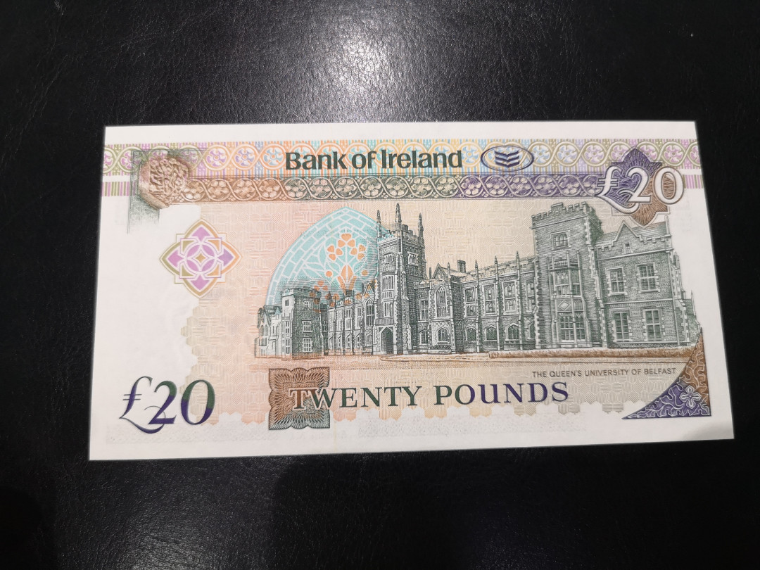 《外钞收藏家》第一百二十一期拍卖 1995年爱尔兰20镑  全新UNC