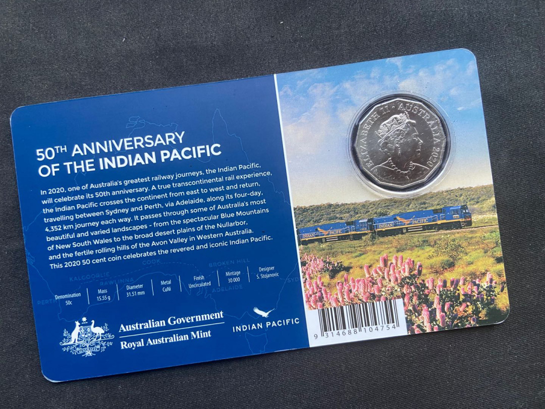 【随心拍&Getcoins】钱币拍卖第九十七期～ 【澳大利亚】彩色火车卡册～