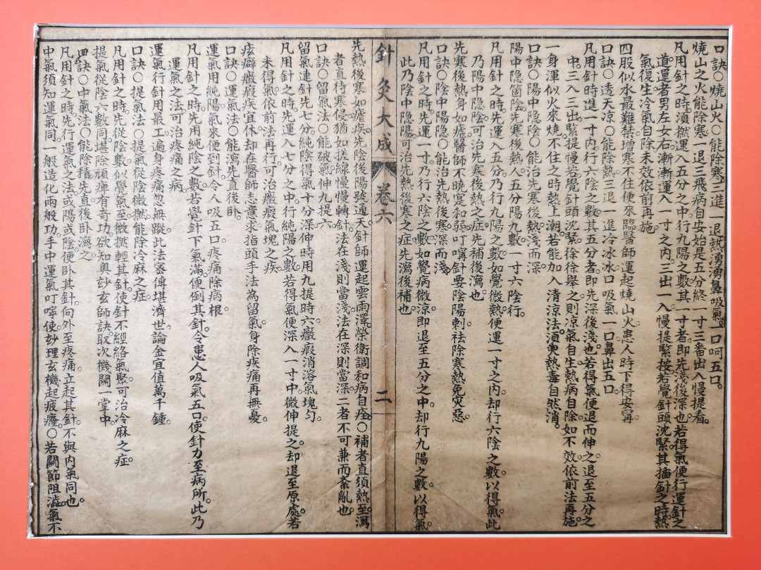 2021金秋文物艺术品拍卖月启动拍卖 针灸大成，民国石印本（竹纸）