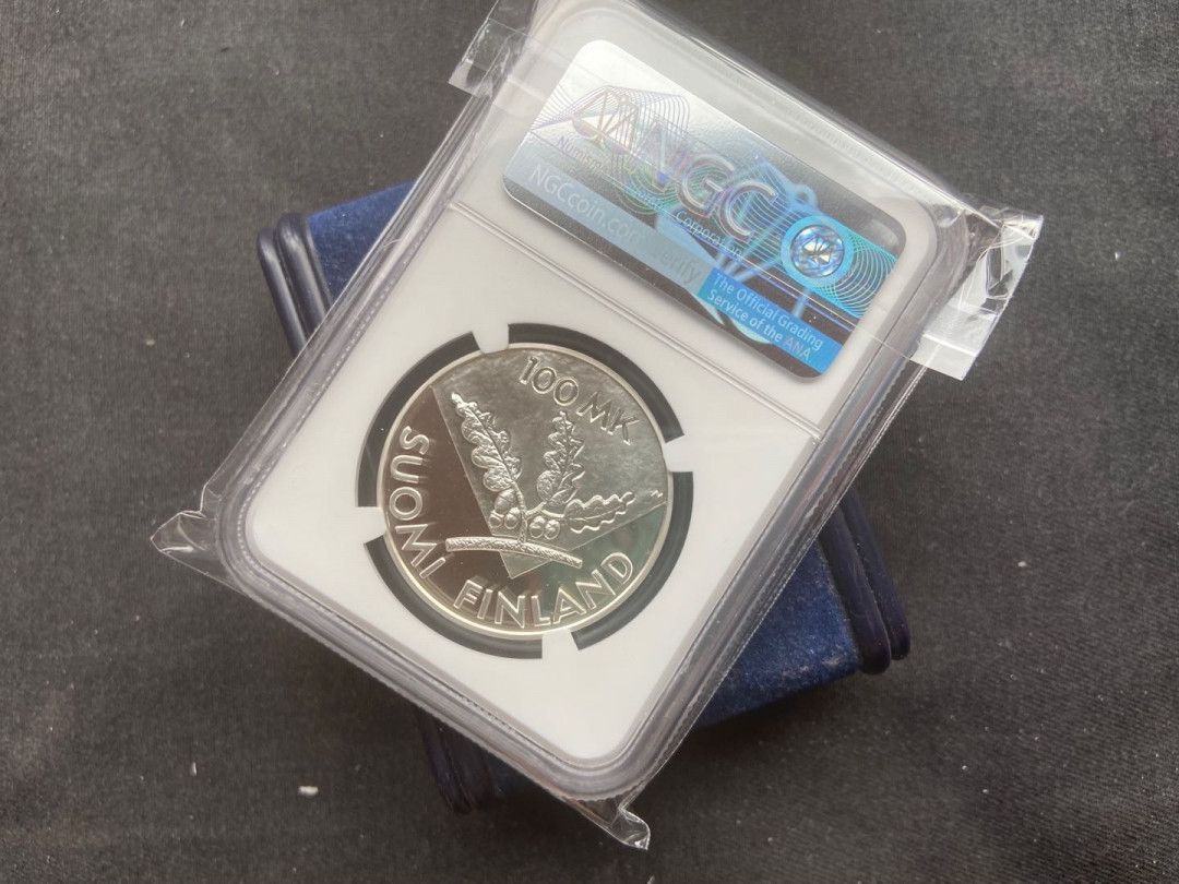 【随心拍&Getcoins】钱币拍卖第九十七期～ 克劳斯获奖币-芬兰1995年和平精制银币