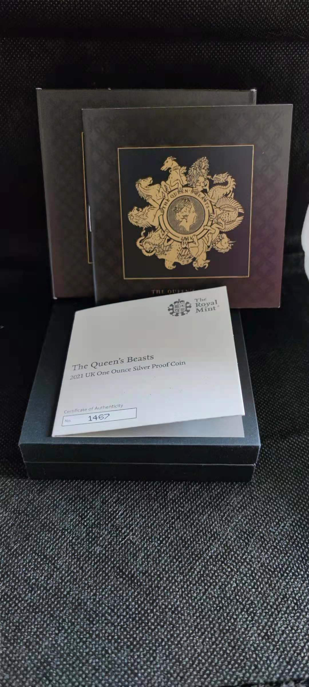 【随心拍&Getcoins】钱币拍卖第九十八期～ 英国2021年女王神兽十合一2盎司加厚纪念银币