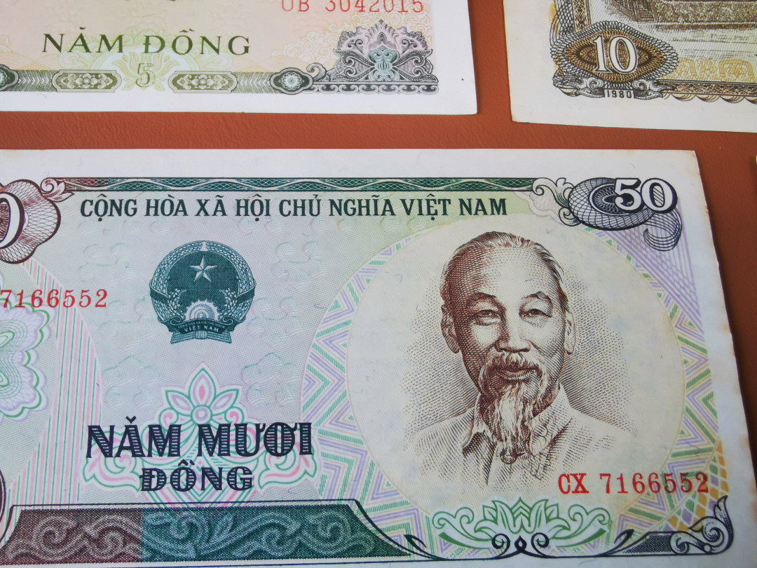 【鲸贝乐淘★自动结拍】千字文·第“具膳餐饭，适口充肠”号拍卖·两拍包邮 【越南🇻🇳 】1976-1991年小面值9张套，0.5-100盾，XF-AUNC ，收藏佳品