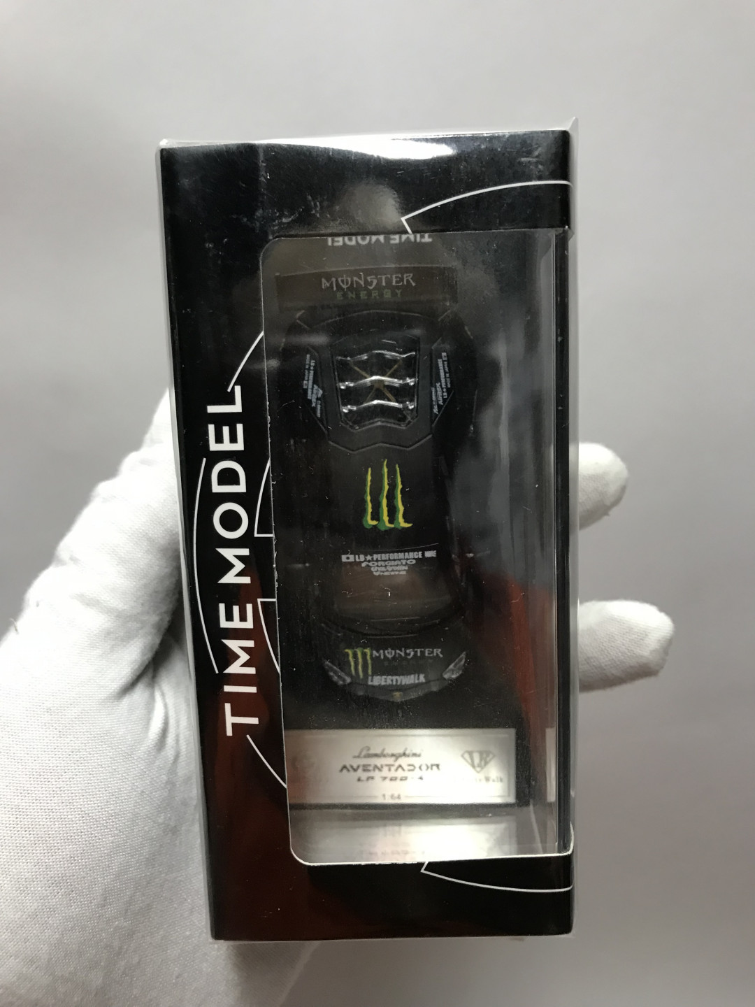 零元拍：Time Model 1:64 魔爪兰博基尼赛车合金模型，全新未拆