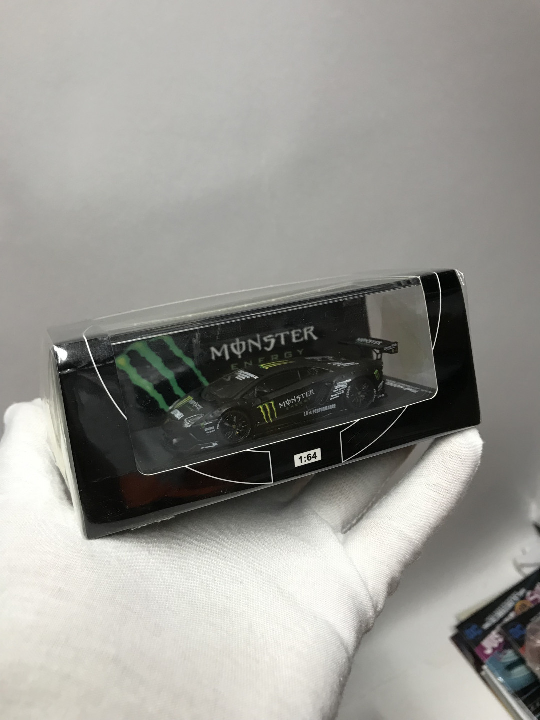 零元拍：Time Model 1:64 魔爪兰博基尼赛车合金模型，全新未拆