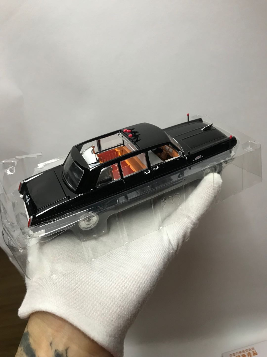 零元拍：1/32 红旗CA770TJ检阅车合金车模