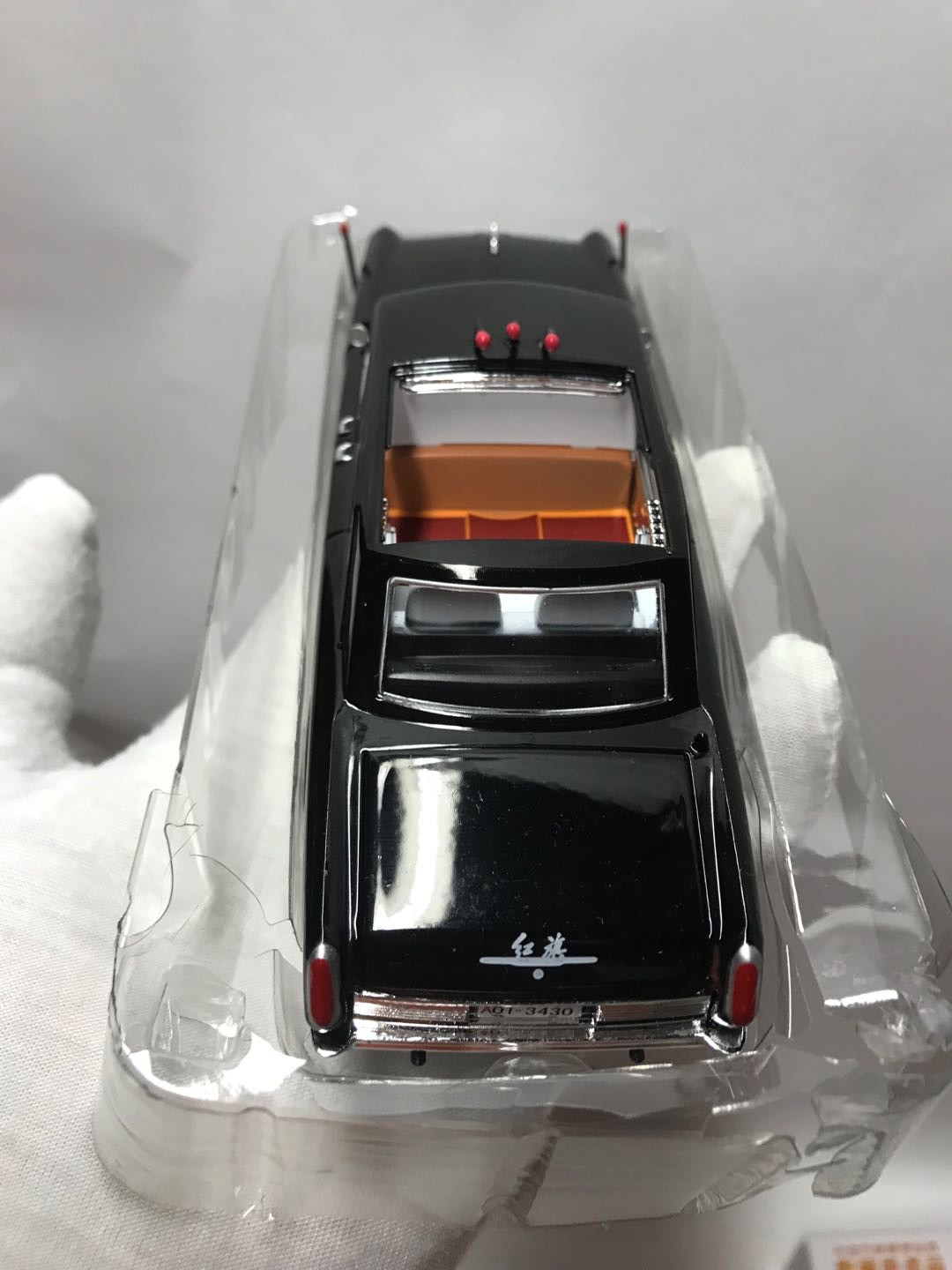 零元拍：1/32 红旗CA770TJ检阅车合金车模
