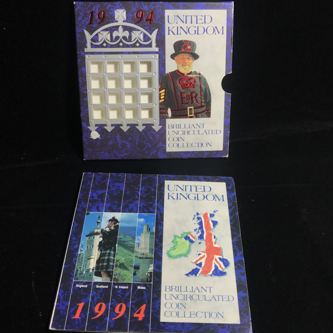 《竞宝斋》钱币微拍-第2场（0佣金包邮） 英国套币1994年