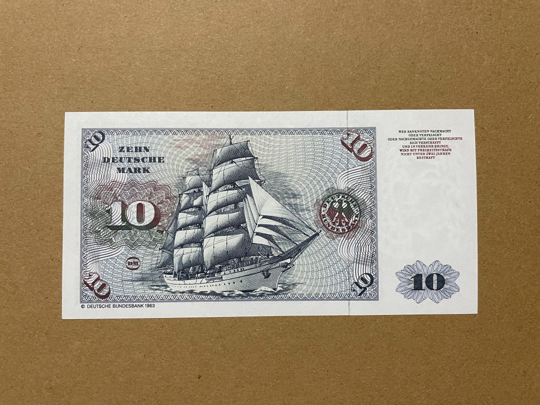 《张总收藏》34期—外币大集 德国10马克 UNC 倒二版