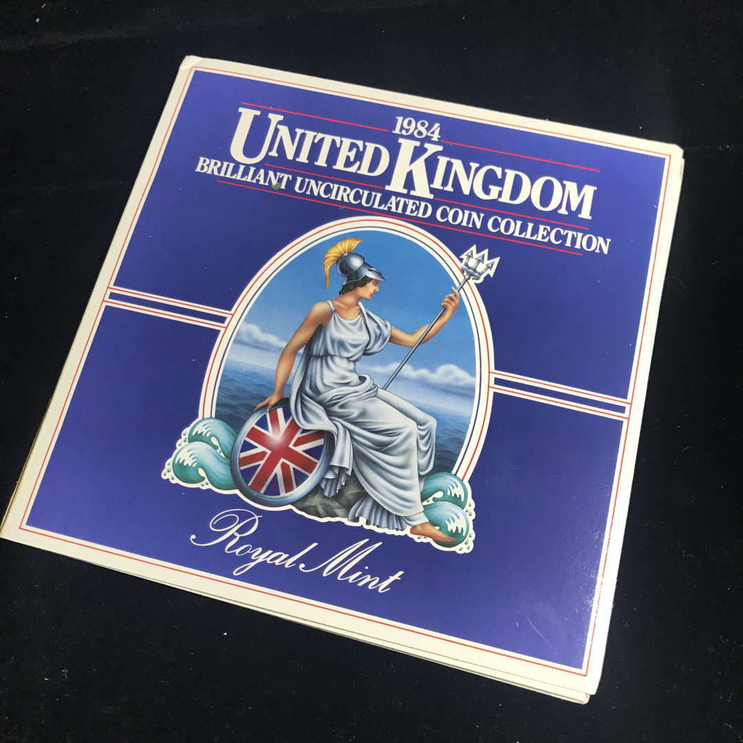 《竞宝斋》钱币微拍-第2场（0佣金包邮） 英国套币1984年