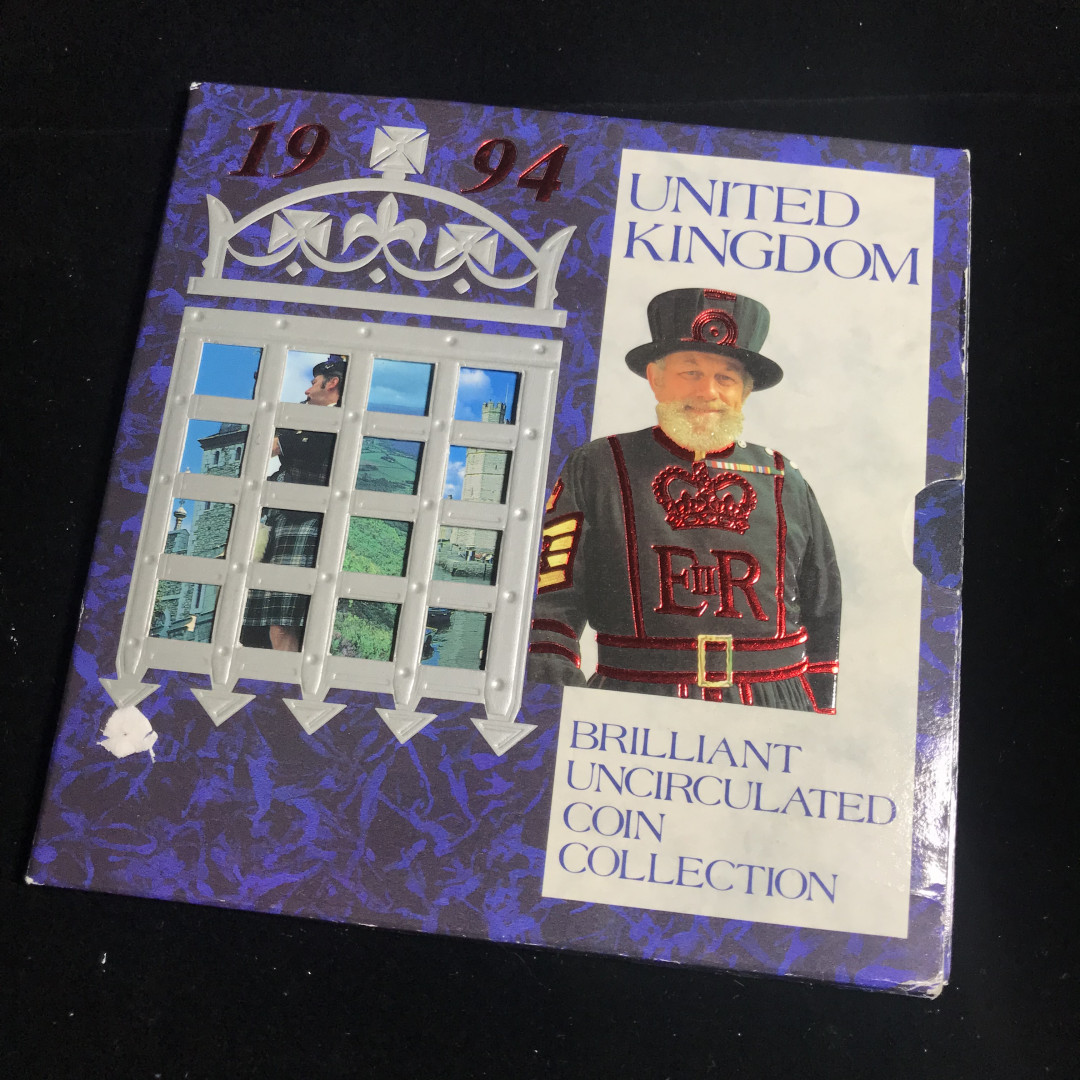 《竞宝斋》钱币微拍-第2场（0佣金包邮） 英国套币1994年