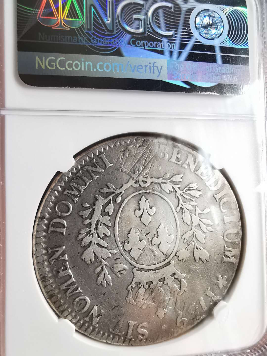 凡希社世界钱币微拍第一百六十八期 1759A法国路易十五埃居大银NGC