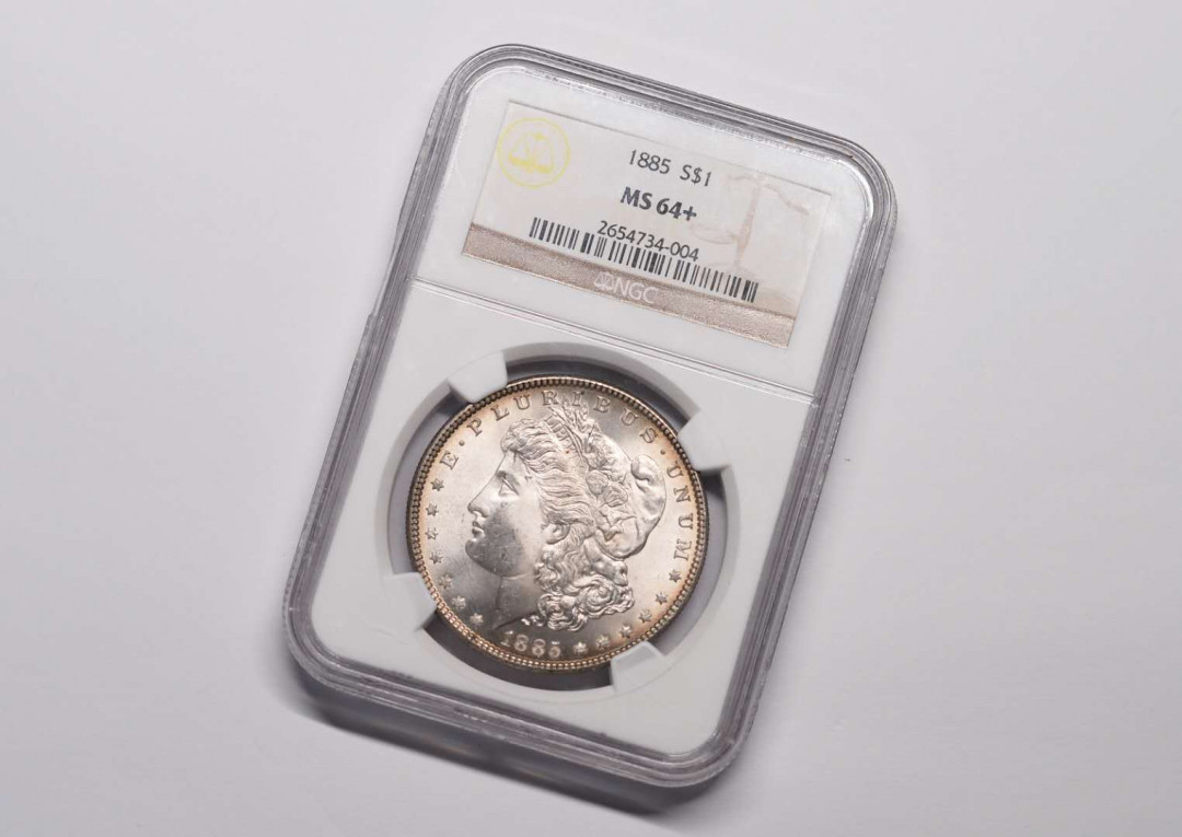 凡希社世界钱币微拍第一百六十八期 188美国摩根壹圆NGC-MS64+
