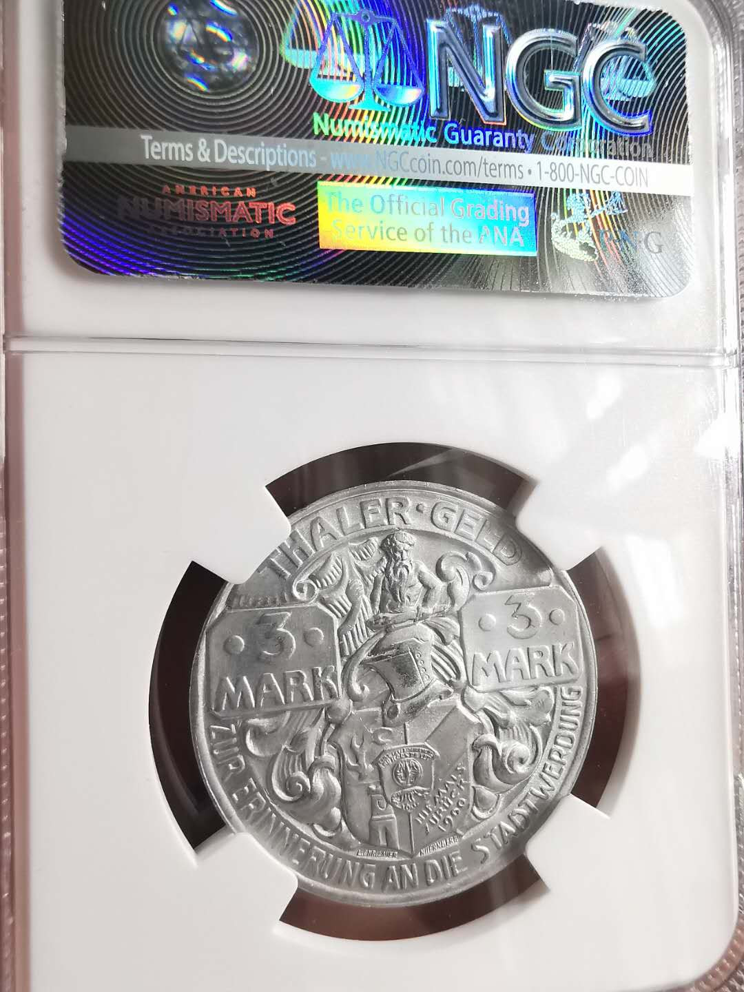 凡希社世界钱币微拍第一百六十八期 1921德国紧急马克NGC-MS65