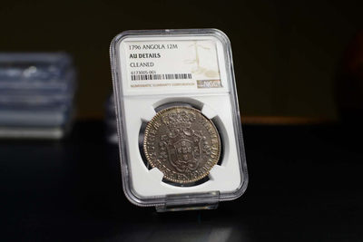 凡希社世界钱币微拍第一百六十八期 - 荐！1796葡属非洲12马库塔银币NGC-AUD稀有品种！