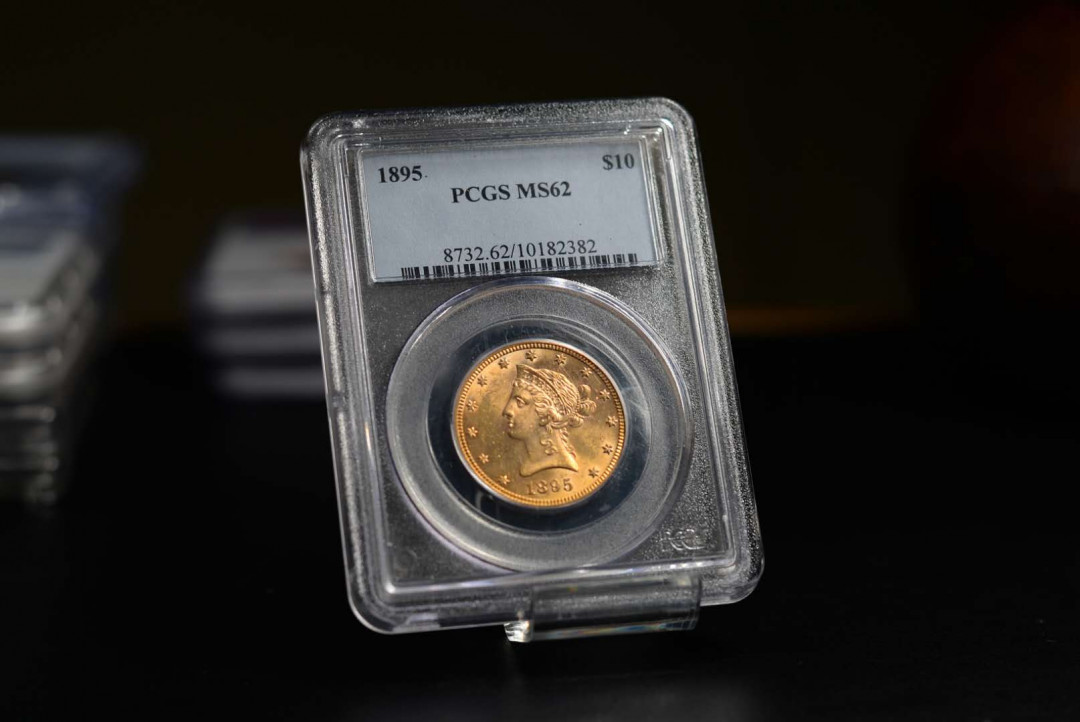 凡希社世界钱币微拍第一百六十八期 荐！1895美国LIBERTY10元金币PCGS-MS62