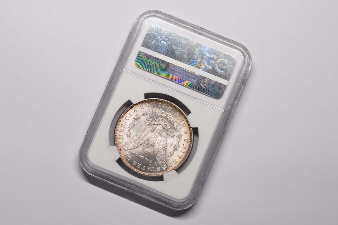 凡希社世界钱币微拍第一百六十八期 188美国摩根壹圆NGC-MS64+