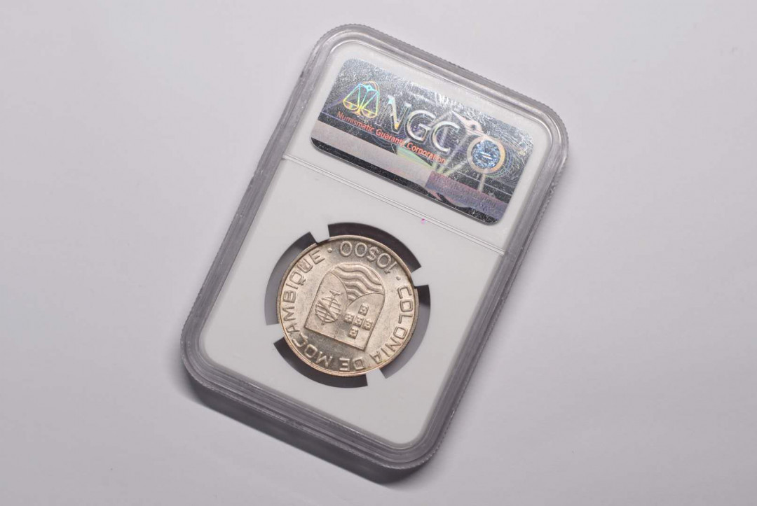 凡希社世界钱币微拍第一百六十八期 1936葡属莫桑比克10埃斯库多NGC-MS63