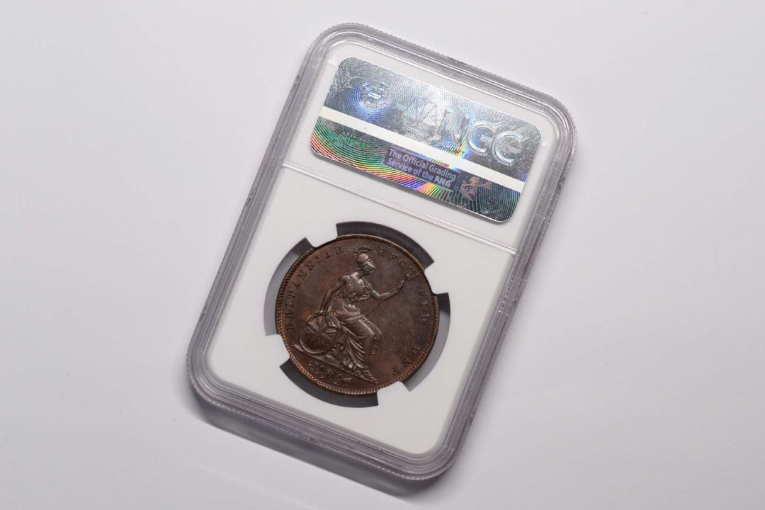 凡希社世界钱币微拍第一百六十八期 1841英国小维便士大铜NGC-MS63