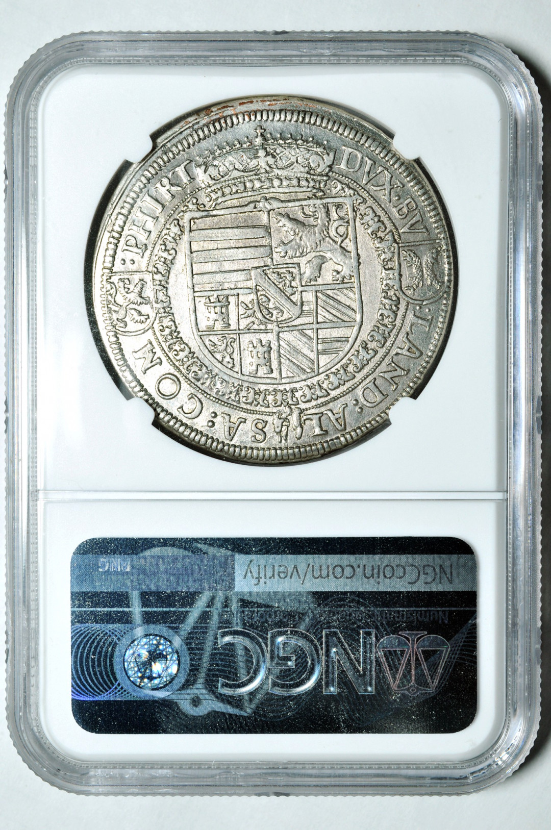 《竞宝斋》钱币微拍-第2场（0佣金包邮） NGC UNC 德意志帝国 哈布斯堡王朝 费迪南德二世大公 1564-1595 泰勒银币