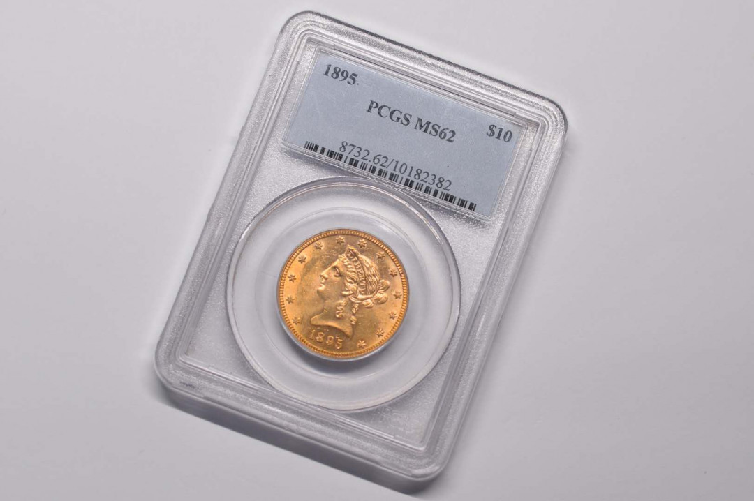 凡希社世界钱币微拍第一百六十八期 荐！1895美国LIBERTY10元金币PCGS-MS62