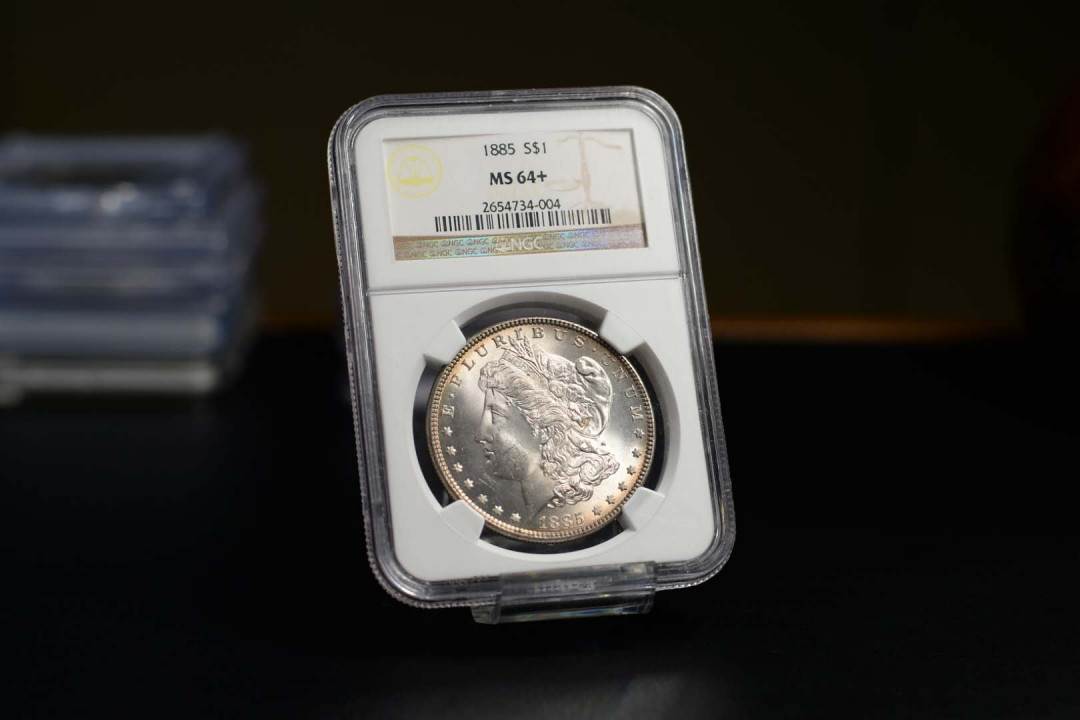 凡希社世界钱币微拍第一百六十八期 188美国摩根壹圆NGC-MS64+