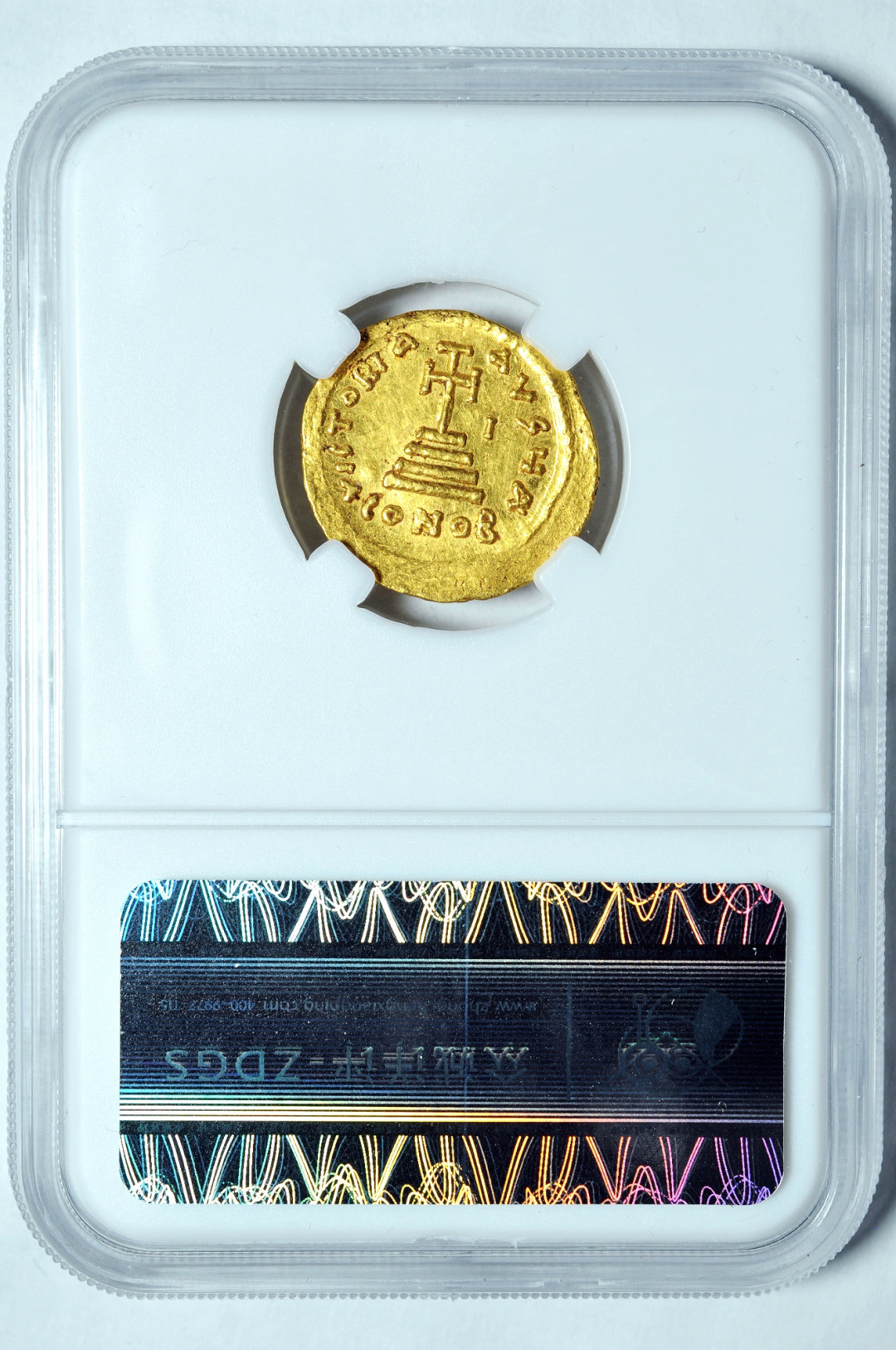 《竞宝斋》钱币微拍-第2场（0佣金包邮） 众城 AU拜占庭1索利多金币